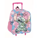 Disney Lilo és Stitch, A csillagkutya Doll gurulós ovis 3D hátizsák, táska 32 cm