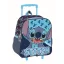 Disney Lilo és Stitch, A csillagkutya Abstract gurulós ovis 3D hátizsák, táska 32 cm
