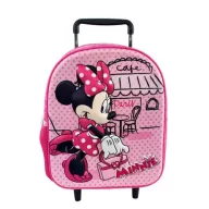   Disney Minnie Paris gurulós ovis 3D hátizsák, táska 32 cm