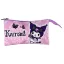 Hello Kitty Kuromi Purple 3 rekeszes tolltartó 22 cm