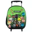 Minecraft Characters gurulós ovis 3D hátizsák, táska 32 cm