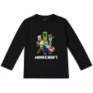Minecraft Battle gyerek hosszú ujjú póló, felső 6 - 12 év / 116 - 152 cm