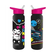   Hello Kitty Kuromi Punk műanyag szívószálas kulacs 700 ml