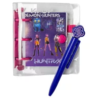   K-pop Démonvadászok Purple mini notesz tollal és matricákkal