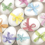 Húsvét Ribbon szalvéta 20 db-os 33x33 cm