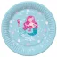 Sellő Pastel papírtányér 8 db-os 22,7 cm
