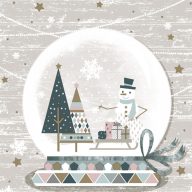 Karácsonyi Glassball szalvéta 20 db-os 33x33 cm