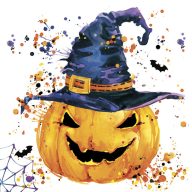 Halloween Creepy Pumpkin szalvéta 20 db-os 33x33 cm