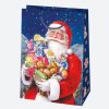 Karácsony Gift Giving papír ajándéktasak, ajándékzacskó 23x32x11 cm