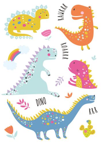 Dinoszaurusz Roar A/4 gumis mappa