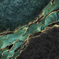 Márvány mintás Malachite szalvéta 20 db-os 33x33 cm