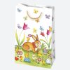 Húsvét Bunny papír ajándéktasak, ajándékzacskó 16x24x7 cm