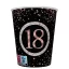 Happy Birthday 18 Rose Gold papír pohár 8 db-os 250 ml
