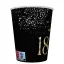 Happy Birthday 18 Golden Champagne papír pohár 8 db-os 250 ml