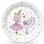 Balett, Balerina With Swan papírtányér 8 db-os 22,7 cm