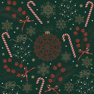 Karácsonyi Motifs Collage szalvéta 20 db-os 33x33 cm