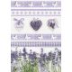 Levendula Heart A/4 gumis mappa