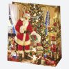 Karácsony Santa Magic papír ajándéktasak, ajándékzacskó 15,5x15,5x8 cm