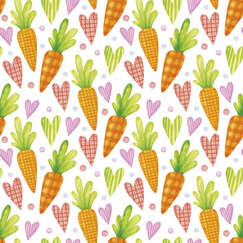 Húsvét Sweet Carrots szalvéta 20 db-os 33x33 cm