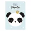 Panda Crown A/4 gumis mappa