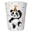 Állatos Funny Panda papír pohár 8 db-os 250 ml