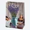 Levendula Vase papír ajándéktasak, ajándékzacskó 23x32x11 cm