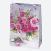 Virág Bouquet papír ajándéktasak, ajándékzacskó 23x32x11 cm