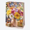 Virág Bouquet papír ajándéktasak, ajándékzacskó 23x32x11 cm