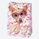 Állatos Cute papír ajándéktasak, ajándékzacskó 23x32x11 cm