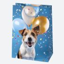 Állatos Cute papír ajándéktasak, ajándékzacskó 23x32x11 cm