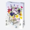 Húsvét Flowers papír ajándéktasak, ajándékzacskó 23x32x11 cm