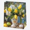 Húsvét Vase papír ajándéktasak, ajándékzacskó 19x23x10,5 cm