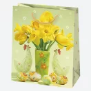 Húsvét Vase papír ajándéktasak, ajándékzacskó 19x23x10,5 cm