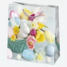 Húsvét Spring papír ajándéktasak, ajándékzacskó 15,5x15,5x8 cm