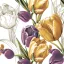 Tulipán Majestic szalvéta 20 db-os 33x33 cm