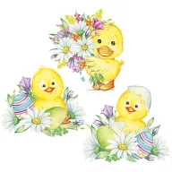 Húsvét Cute Chickens szalvéta 20 db-os 33x33 cm