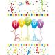 Happy Birthday Streamers ajándéktasak 6 db-os