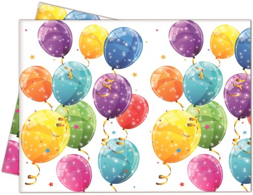 Sparkling Balloons, Lufis Műanyag Asztalterítő 120*180 cm