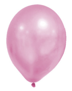 Metallic Pink Pastel léggömb, lufi 8 db-os
