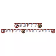   Katicabogár és Fekete macska kalandjai Hero Happy Birthday felirat 200 cm