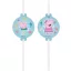 Peppa malac Messy Play papír szívószál, 4 db-os szett FSC