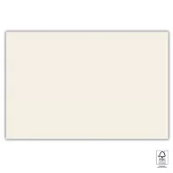   Unicolour Cream, Krémszínű papír asztalterítő 120x180 cm FSC