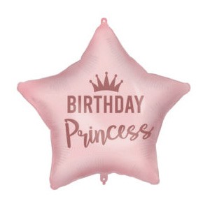 Birthday Princess Pink fólia lufi 46 cm