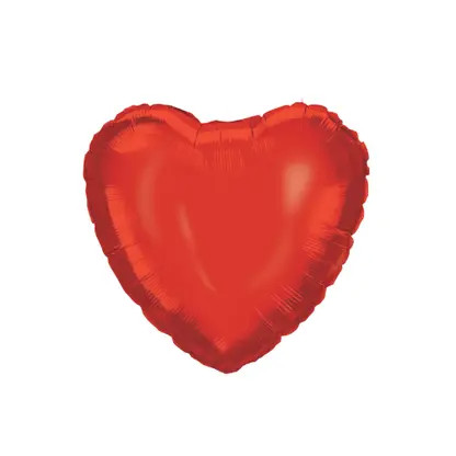 Red Heart, Piros szív fólia lufi 46 cm