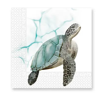 Teknős Sea Turtle szalvéta 20 db-os 33x33 cm