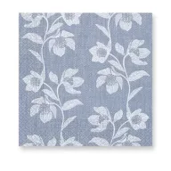 Virágos Turquoise Flowers szalvéta 20 db-os 33x33 cm
