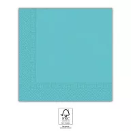 Kék Unicolour Light Blue szalvéta 20 db-os 33x33 cm FSC