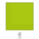 Zöld Unicolour Light Green szalvéta 20 db-os 33x33 cm FSC