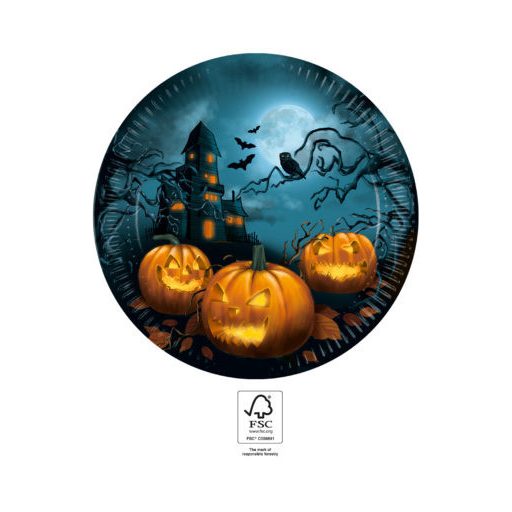 Halloween Sensations papírtányér 8 db-os 23 cm FSC