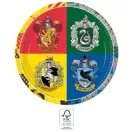 Harry Potter Hogwarts Houses papírtányér 8 db-os 23 cm FSC